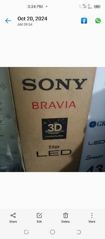 sony bravia led TV 40" 10/10 orgnal 2