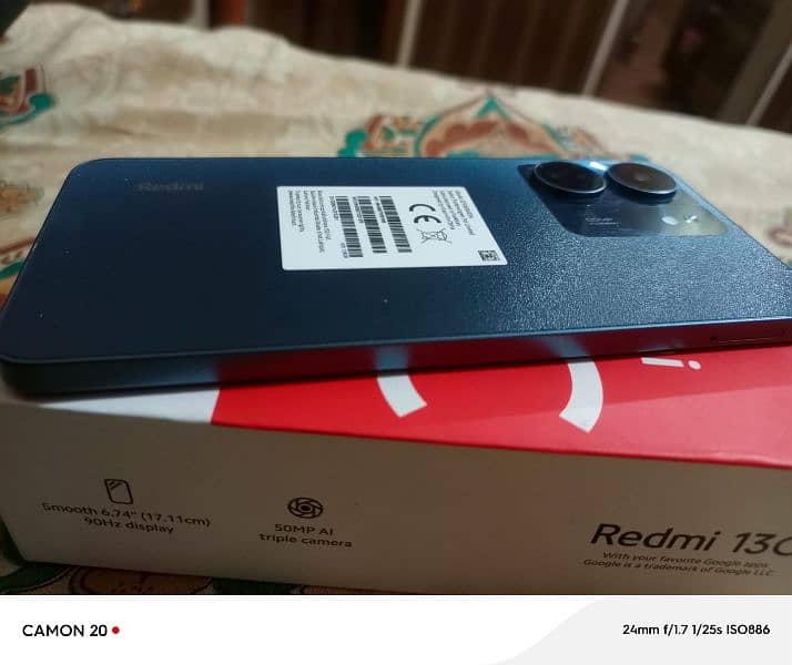 Redmi 13c 4 GB Rem 128 GB Rom 6