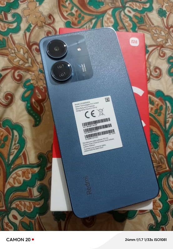 Redmi 13c 4 GB Rem 128 GB Rom 7