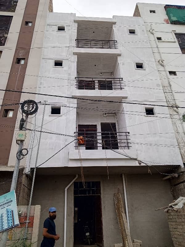 2 Bed Lounge Flat With Flexible Payment On Instalment For Sale In Karachi University CHS 0