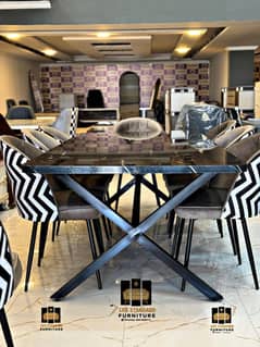 dining table | dining table with dining chairs |6 seater dining table