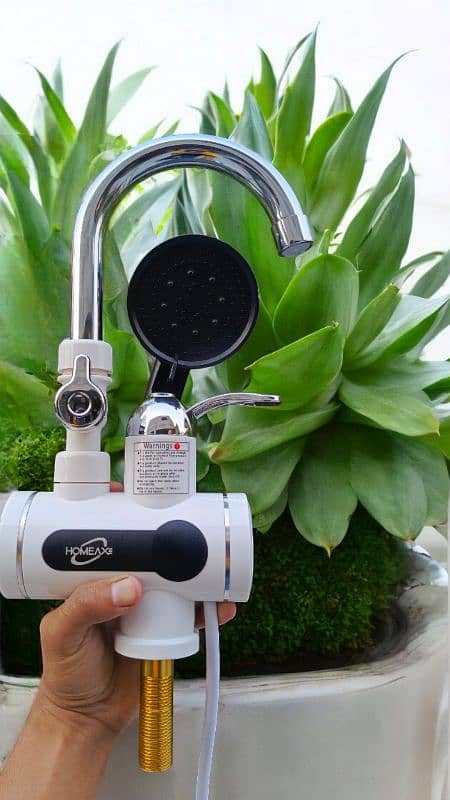 Smart Instant Geyser Electric Tap with Digital Display And Shower Head 3