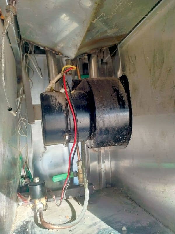 fryer new condition blower wala km gas leta h steel ka bna h 5