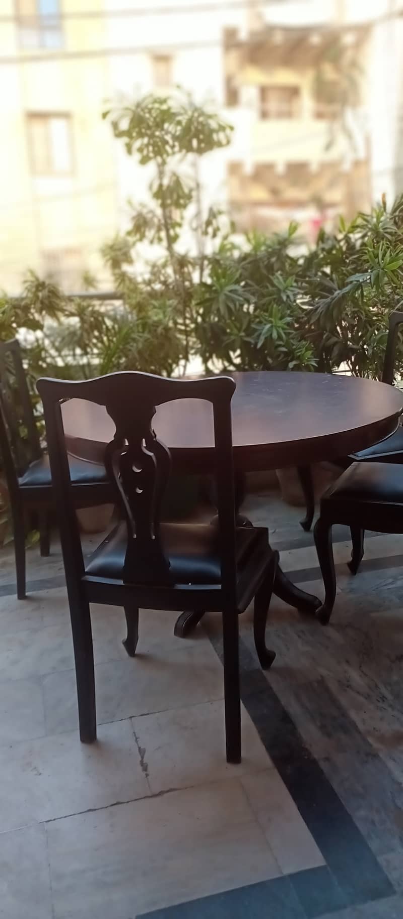 pure wooden table and chairs 3