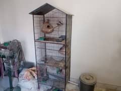 2 cages  for lovebird and finch