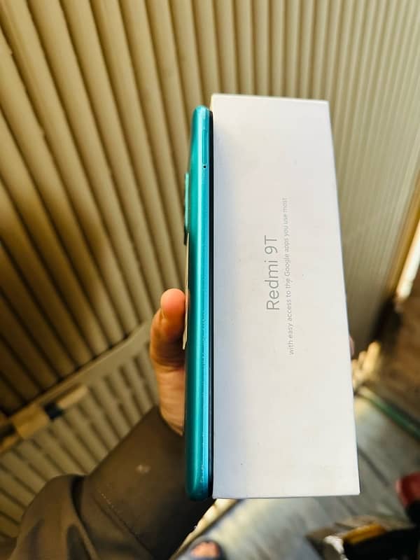 Redmi 9t 4gb 128gb with box 4