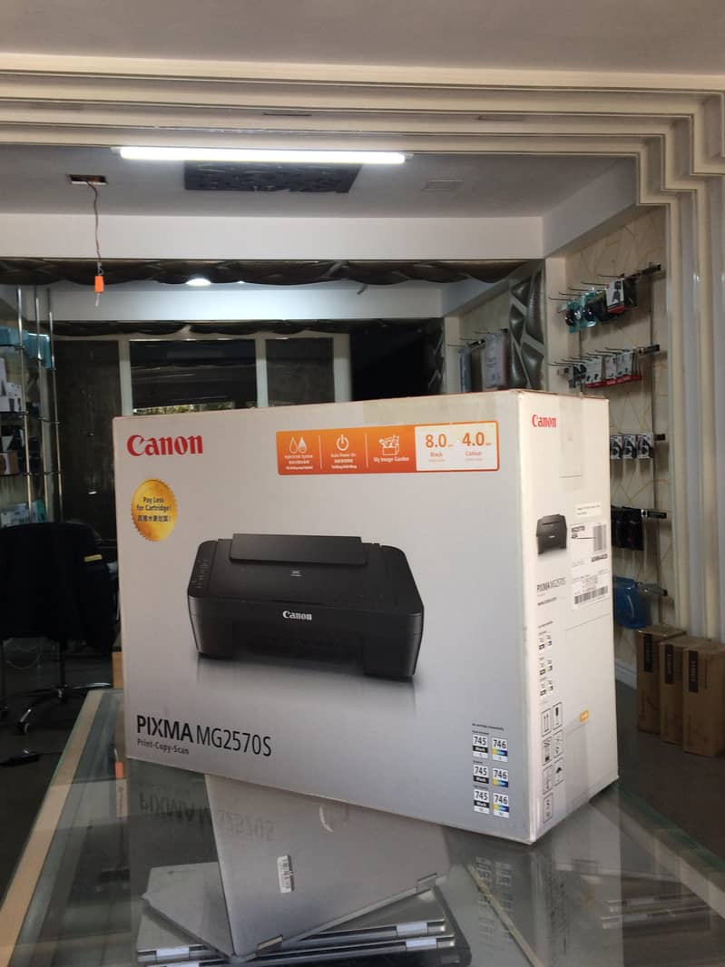 Canon Pixma MG2570S Inkjet Color 3 in 1 Printer (Print, Scan, Copy) 1