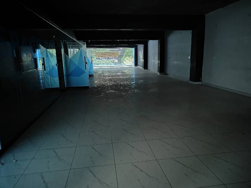 1 KANAL 1ST FLOOR HALL FOR RENT ON MAIN ROAD JOHAR TOWN 12