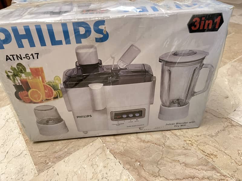 Phillips juicer grinder and blender 0