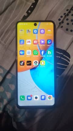 tecno spark 8pro dual SIM with box nd charger 4+1  ram 64gb memory