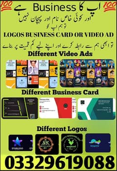 Business card Logo designer Video ads