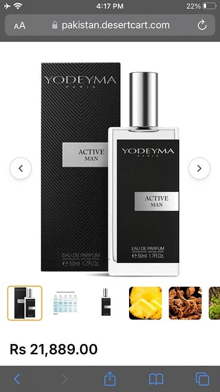 “ Yodeyma Paris ” Famous French Perfume for Men. 6