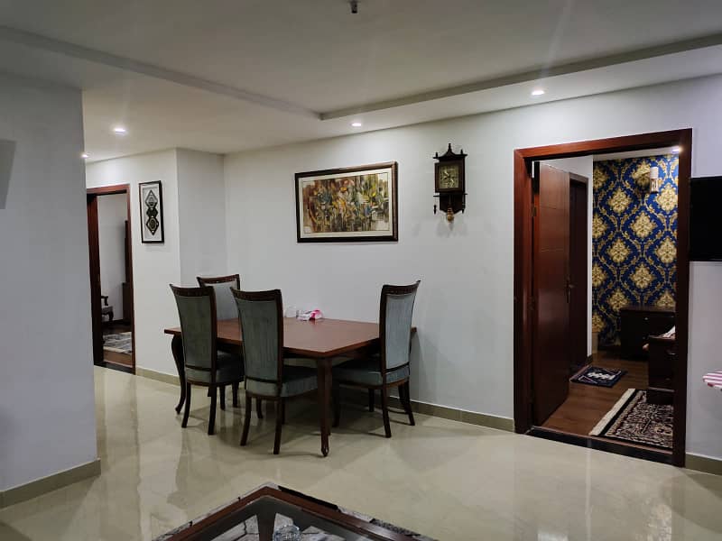 two bad furnished aperment available for rent in gullbreg greens islamabad 3