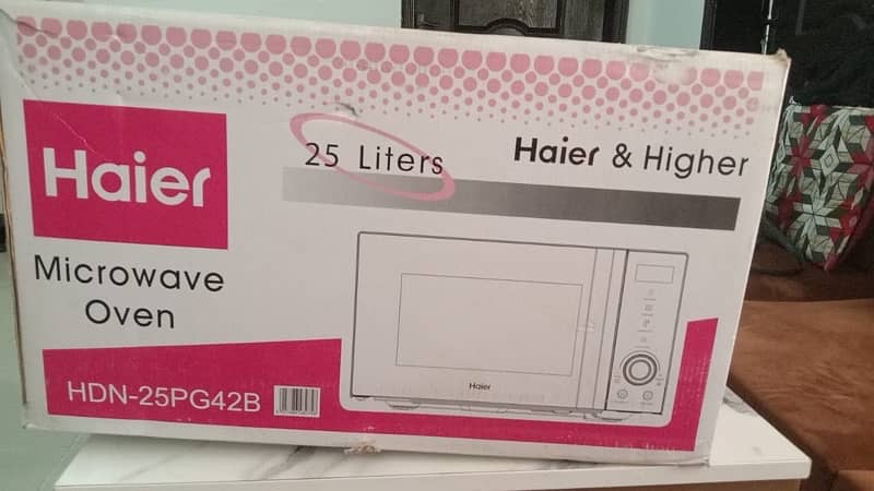 Haier Microwave Oven with Box 0