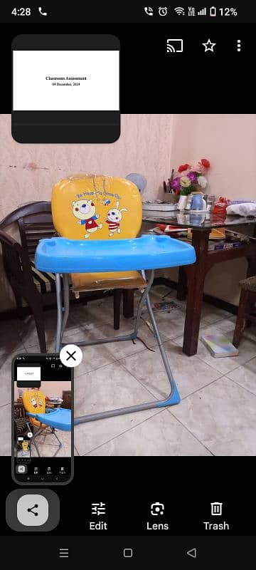 high chair/baby chair 0