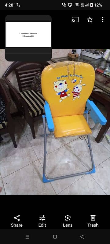 high chair/baby chair 2