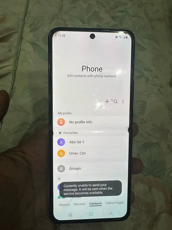 Samsung flip 4 original phone non pta everything okay 1