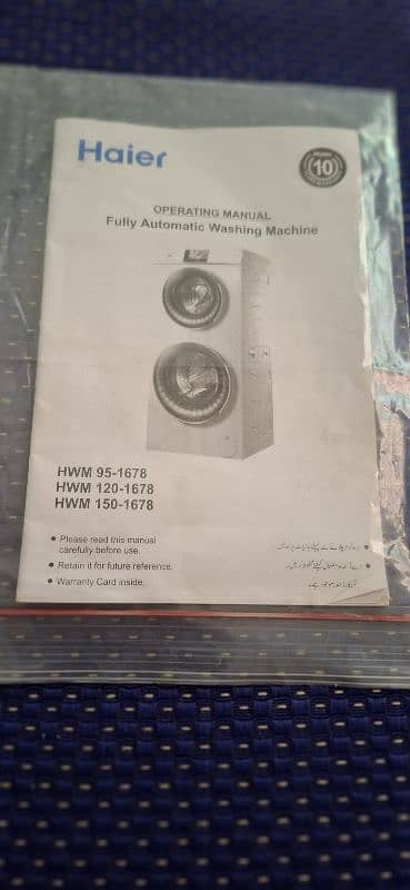 Fully Automatic washing machine 12kg 6