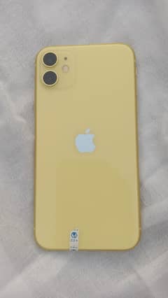 Iphone 11 PTA approved Yellow color 128gb