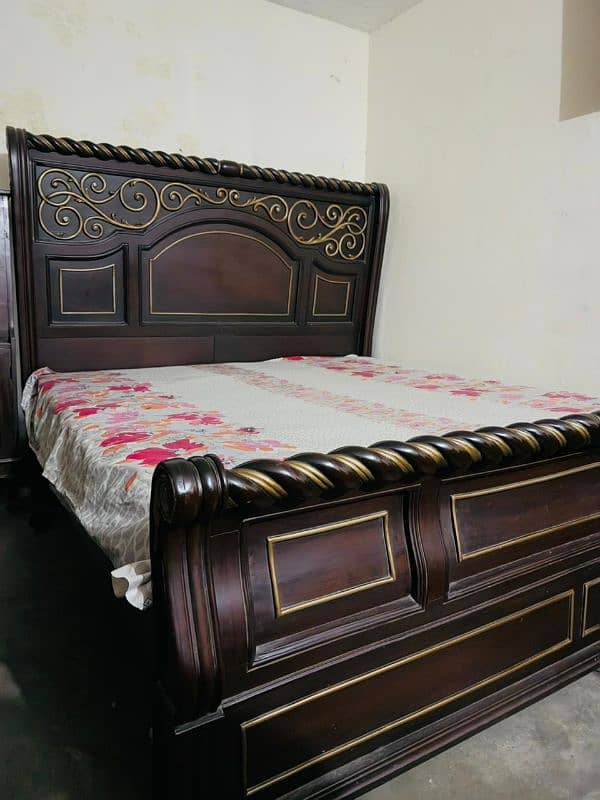 king size bed with set original wood 1