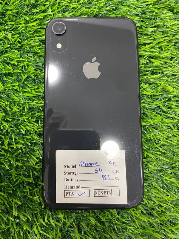 Iphone XR 64 gb Dual sim PTA good health 0