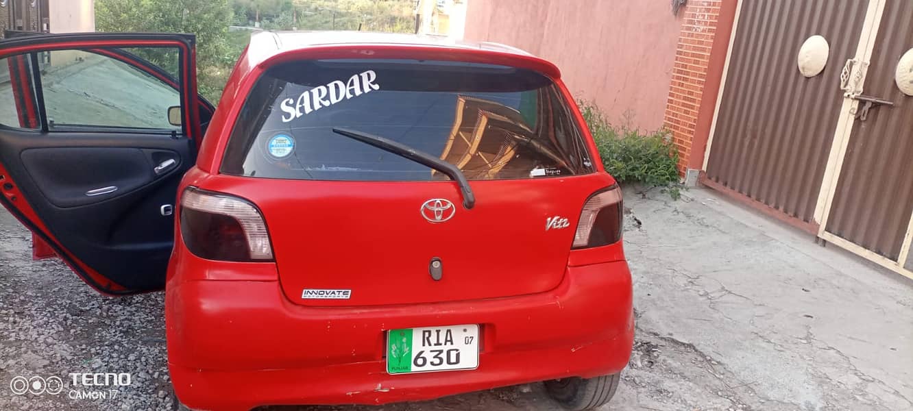 Toyota Vitz 2001 registered 2007 2