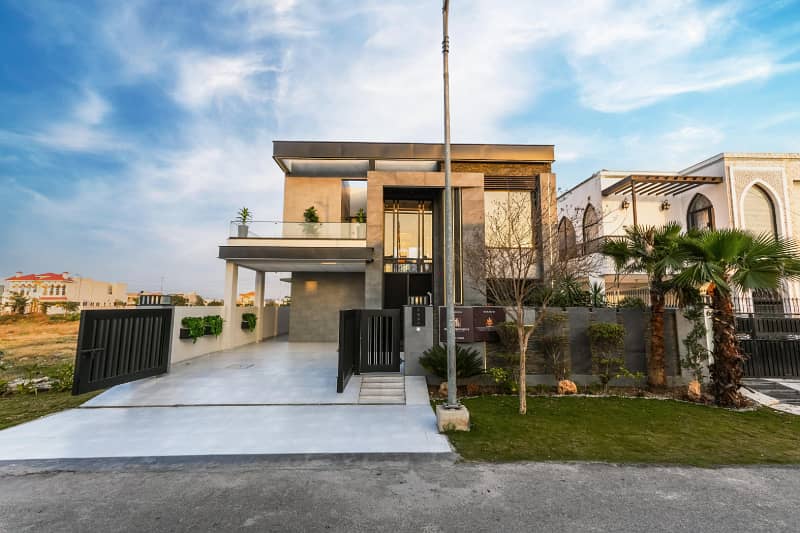 "Out Class Top Location One Kanal Brand New Modern House For Sale DHA Phase 7 Lahore " 1