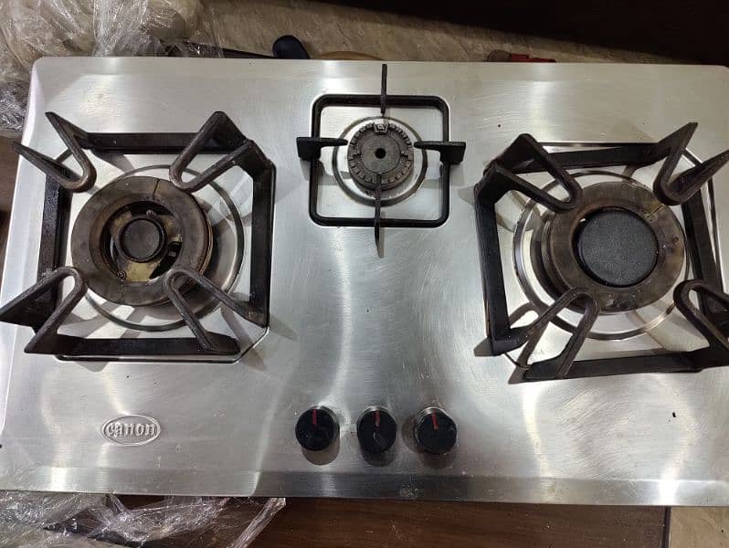 Canon 3 Burner gas stove Automatic 0