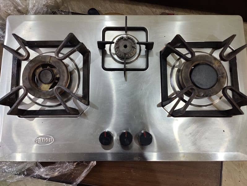 Canon 3 Burner gas stove Automatic 1