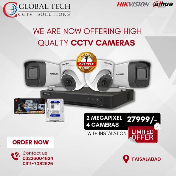 2mp Cctv Package With Installation 0