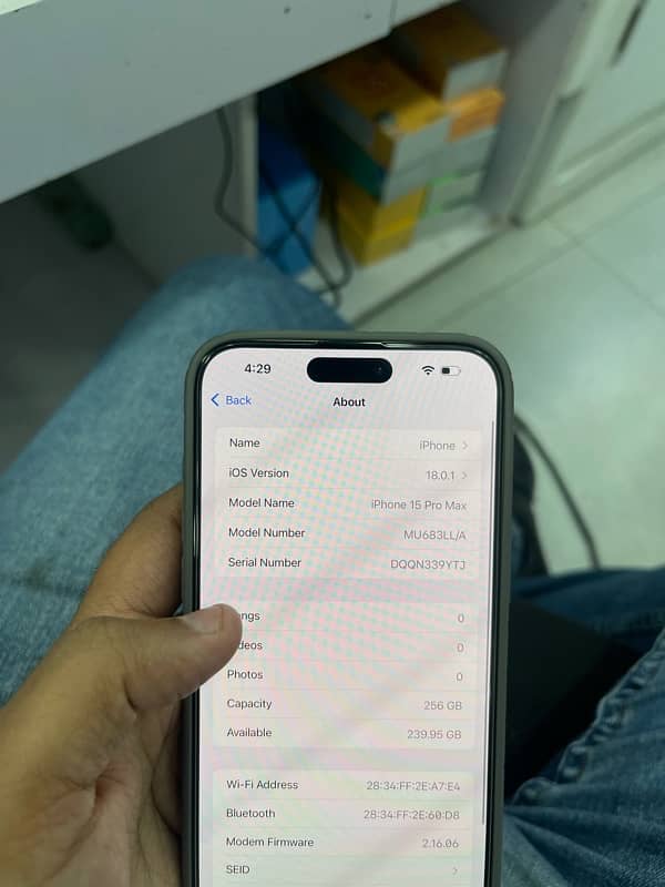 iphone 15 pro max jv 256gb 7