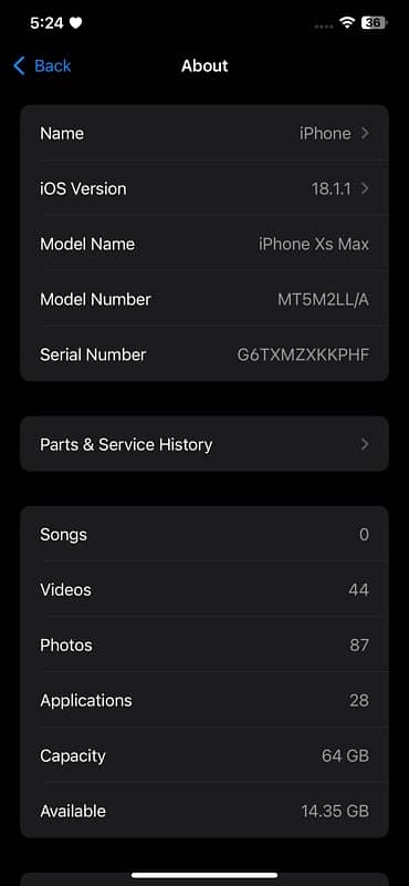 IPhone XS Max | Factory Unlock| 64 Gb | 5