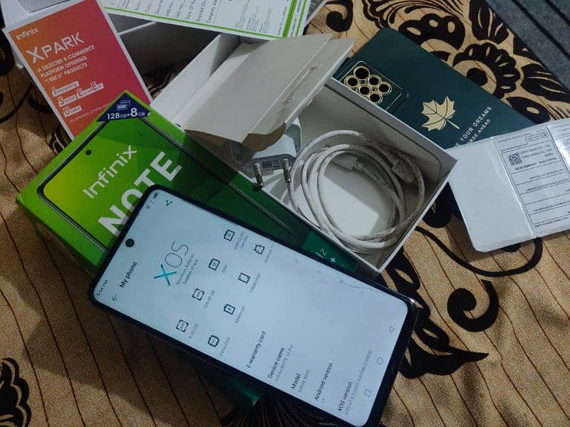 Infinix Note 10 pro complete box 8+128 no open no repair 2