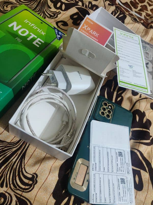 Infinix Note 10 pro complete box 8+128 no open no repair 5