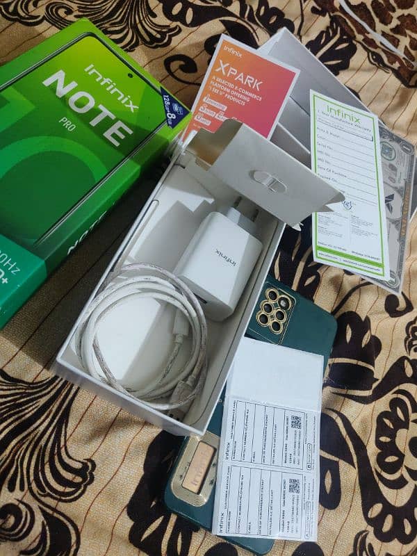 Infinix Note 10 pro complete box 8+128 no open no repair 6