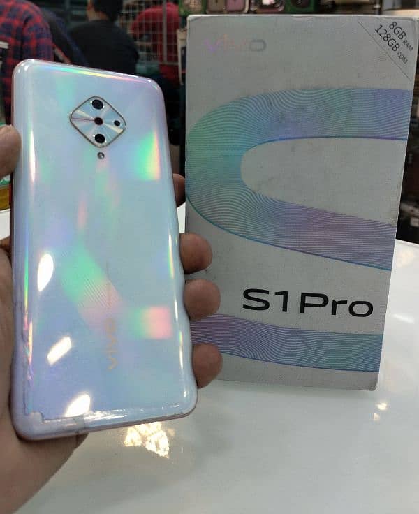 URGENT SELL VIVO S1 PRO 128/8+4 WITH BOX OFFICIAL PTA APPROVED 6