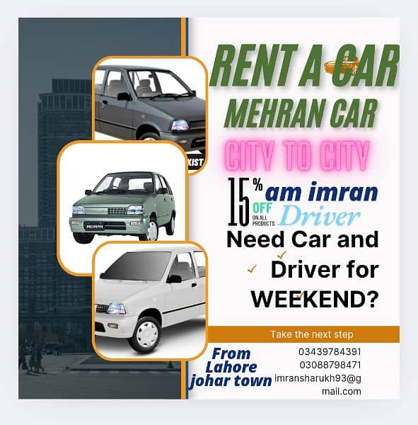 Mehran car 2018 Model  White color 0