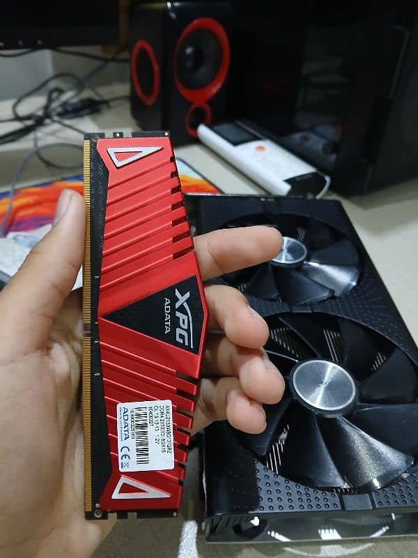 Rx580 faulty with faulty ram for sale only 5k price is final 3