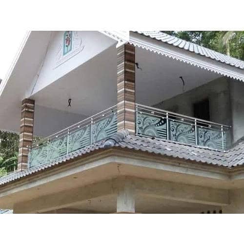 Glass railing/stairs temperd glass relling 15