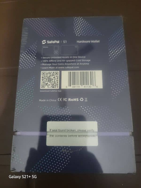 safepal S1 ledger hardware wallet complete Pin pack 1