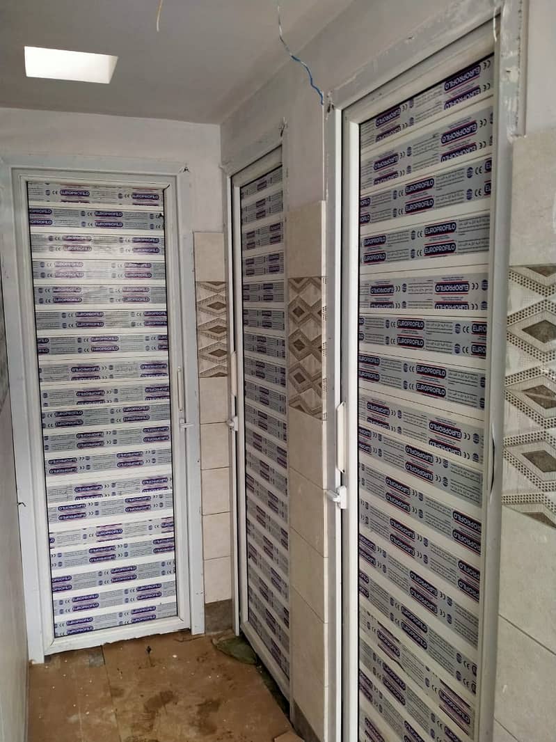 aluminium window/upvc door/glass work/partition/upvc window/cabine 3