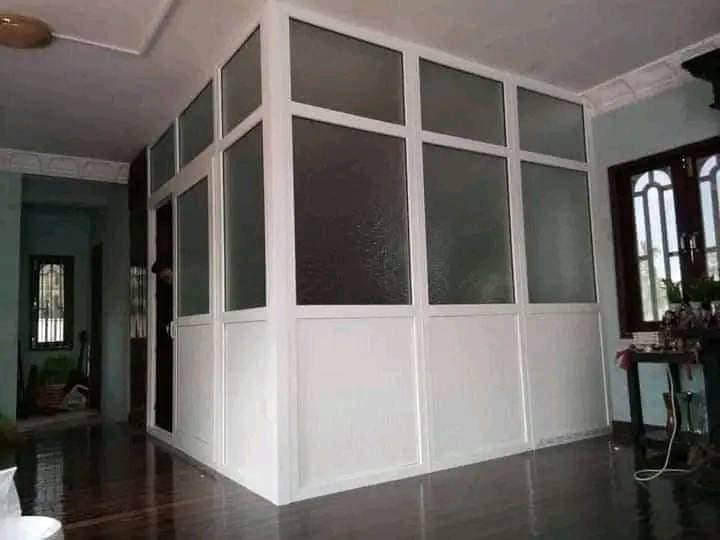 aluminium window/upvc door/glass work/partition/upvc window/cabine 8