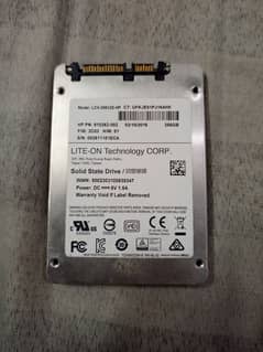 256gb Lite on company SSD hard disk Hard drive 100% ok