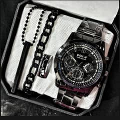 New watch, bracelet, ring for mens