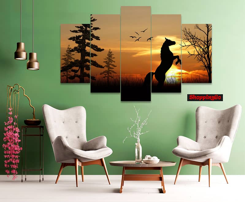 5 Piece HD Wall Frames (Home Delivery Available) 1