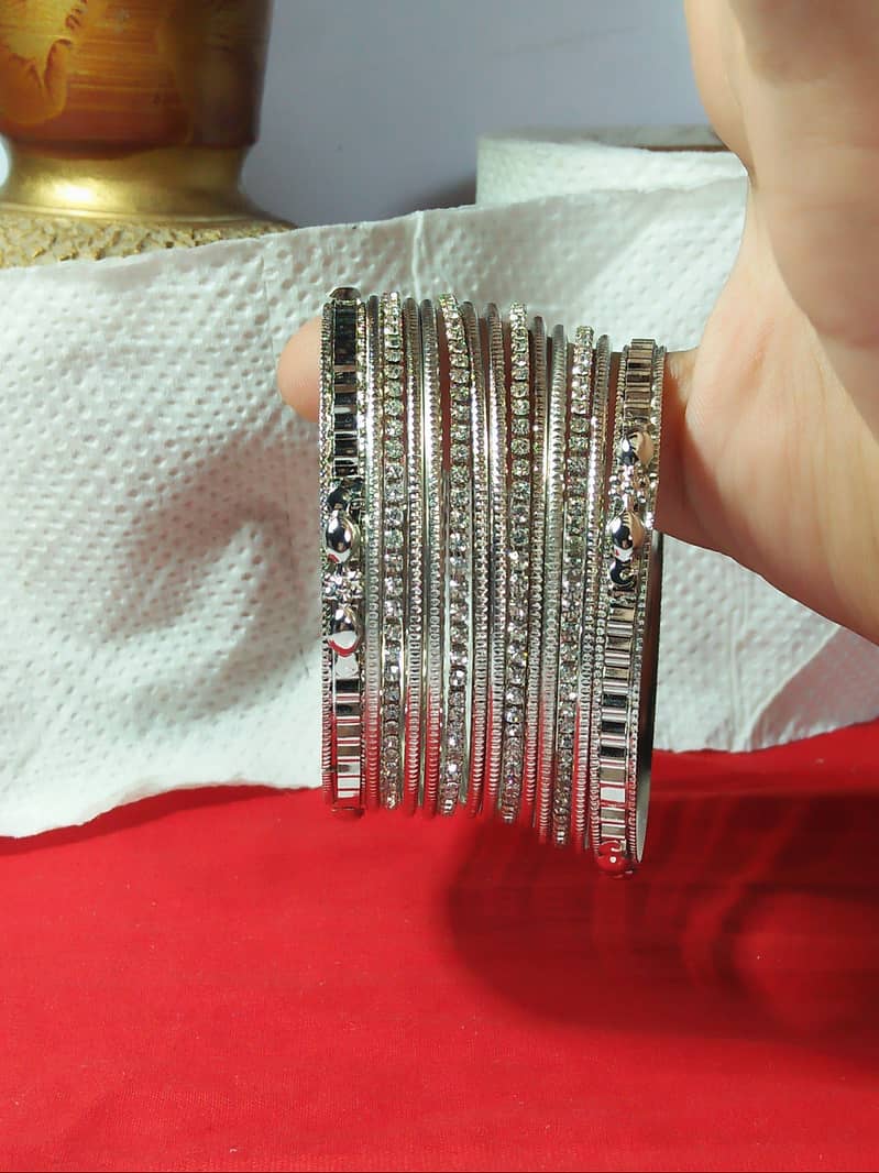 Artificial bangles set -- Pack of 14 0