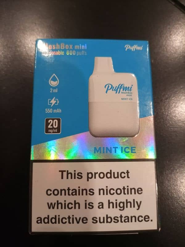 branded vape/pod Puffmi mint ice came from USA 1