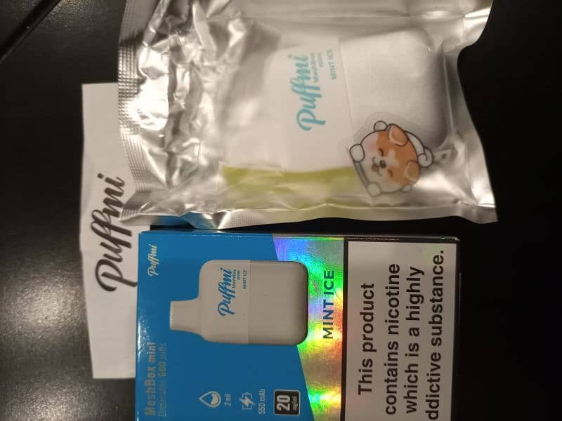 branded vape/pod Puffmi mint ice came from USA 3