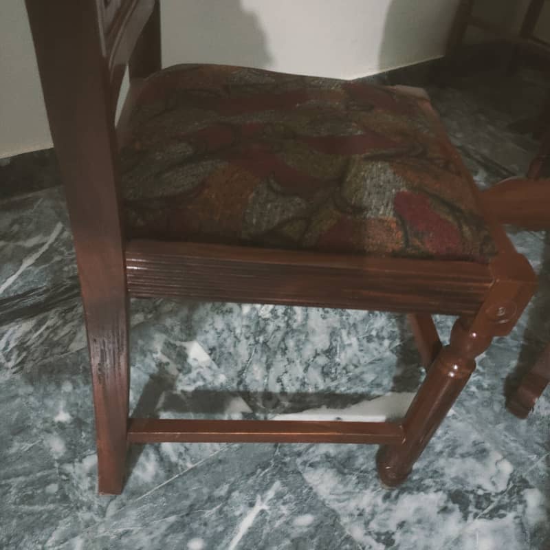 Dinning table  5 chair with 1  round table used for sale 14