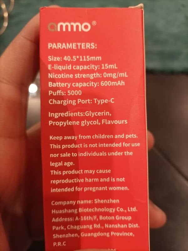 branded vape pod Ammo super cola 5000puffs came from USA 5